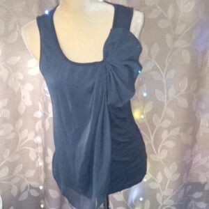 Forever Fashions Large Gray Tank with Bow